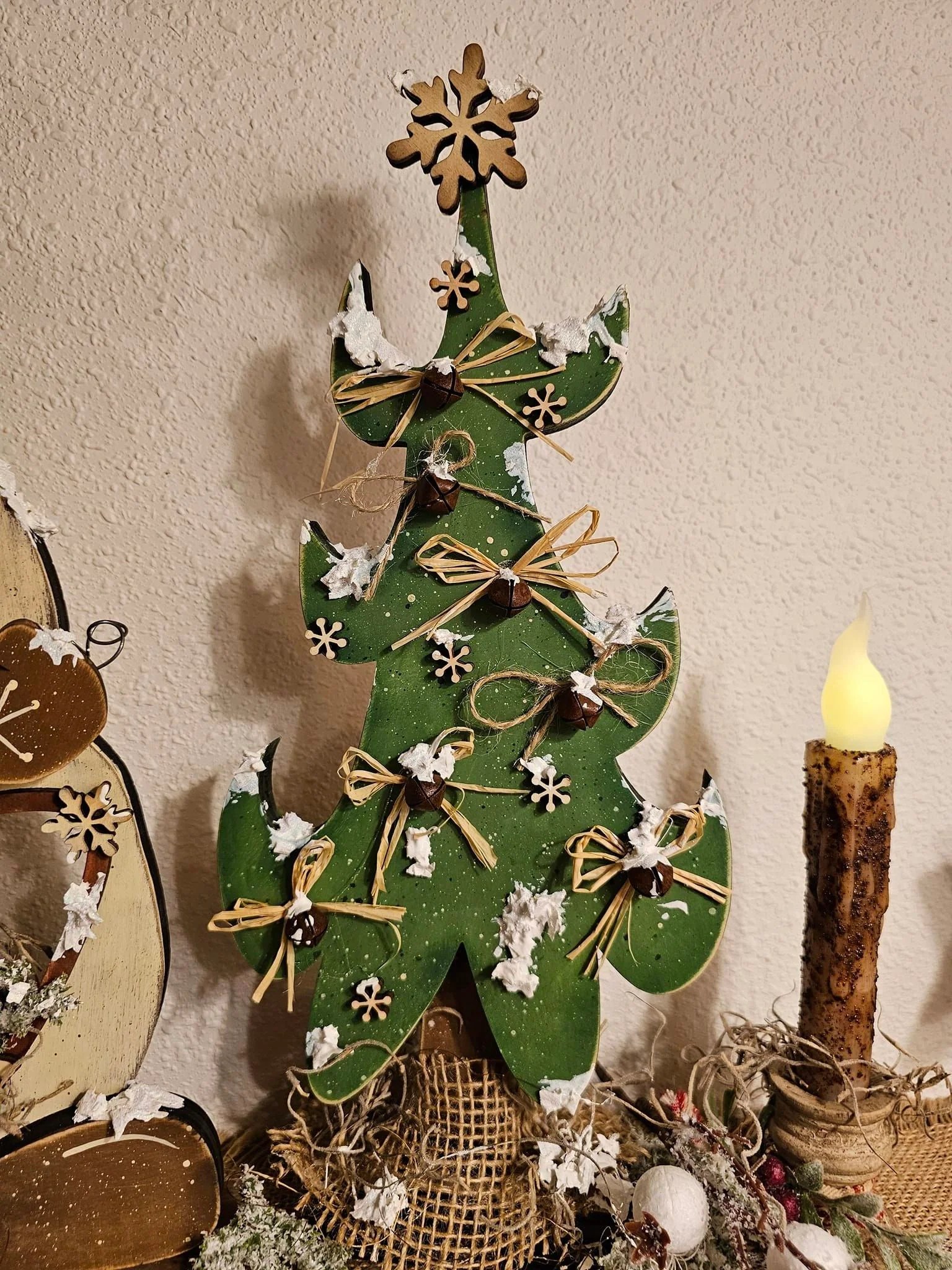 Chunky Wonky Christmas Tree Crafting with Kimber