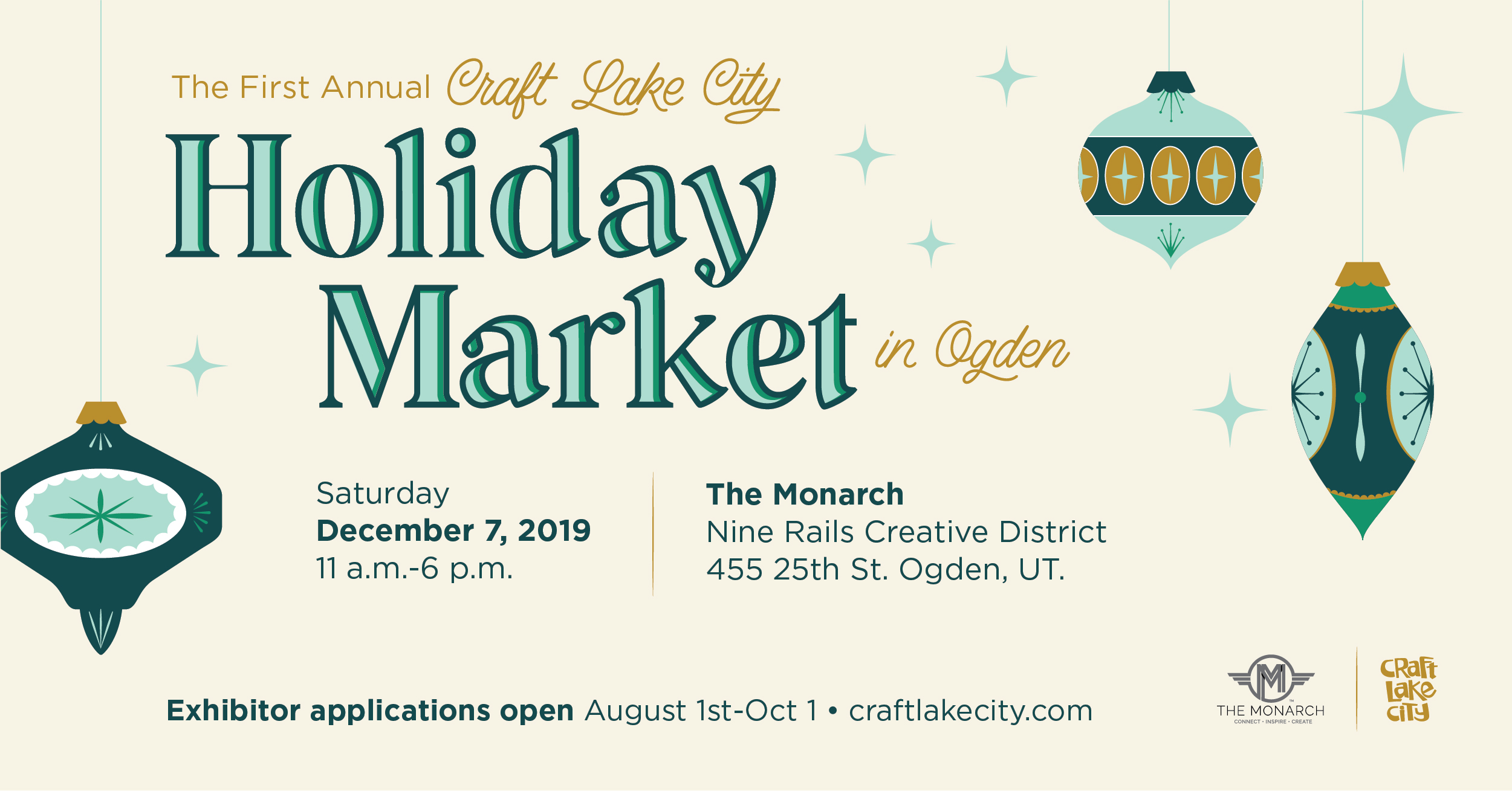 Applications Now Open for the Inaugural Craft Lake City Holiday Market