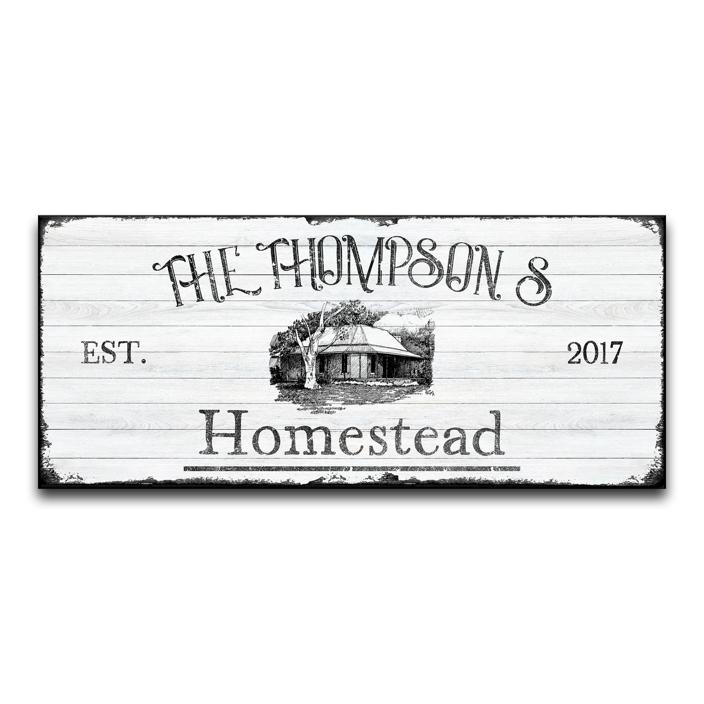 Homestead Custom Canvas Art Craft My Sign