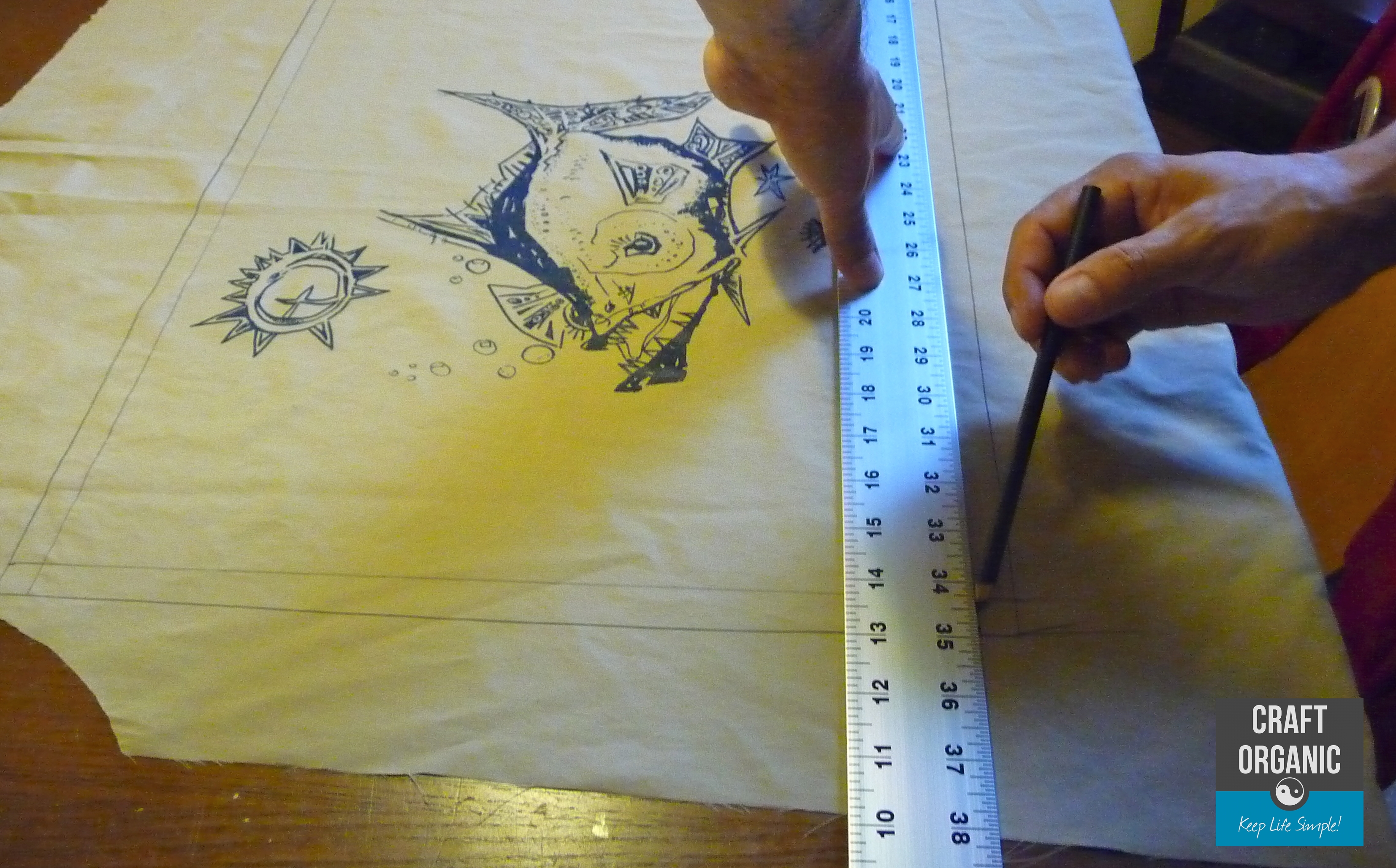 Framing a Silk Screen Print Craft Organic