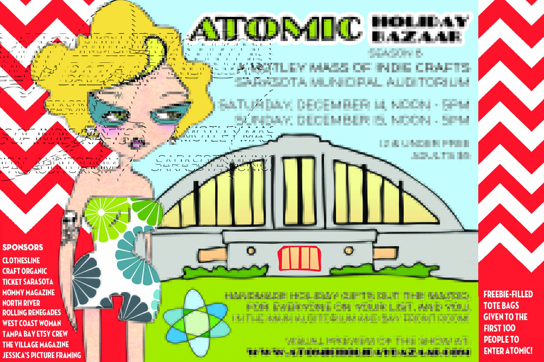 Atomic Holiday Bazaar 2013 Craft Organic