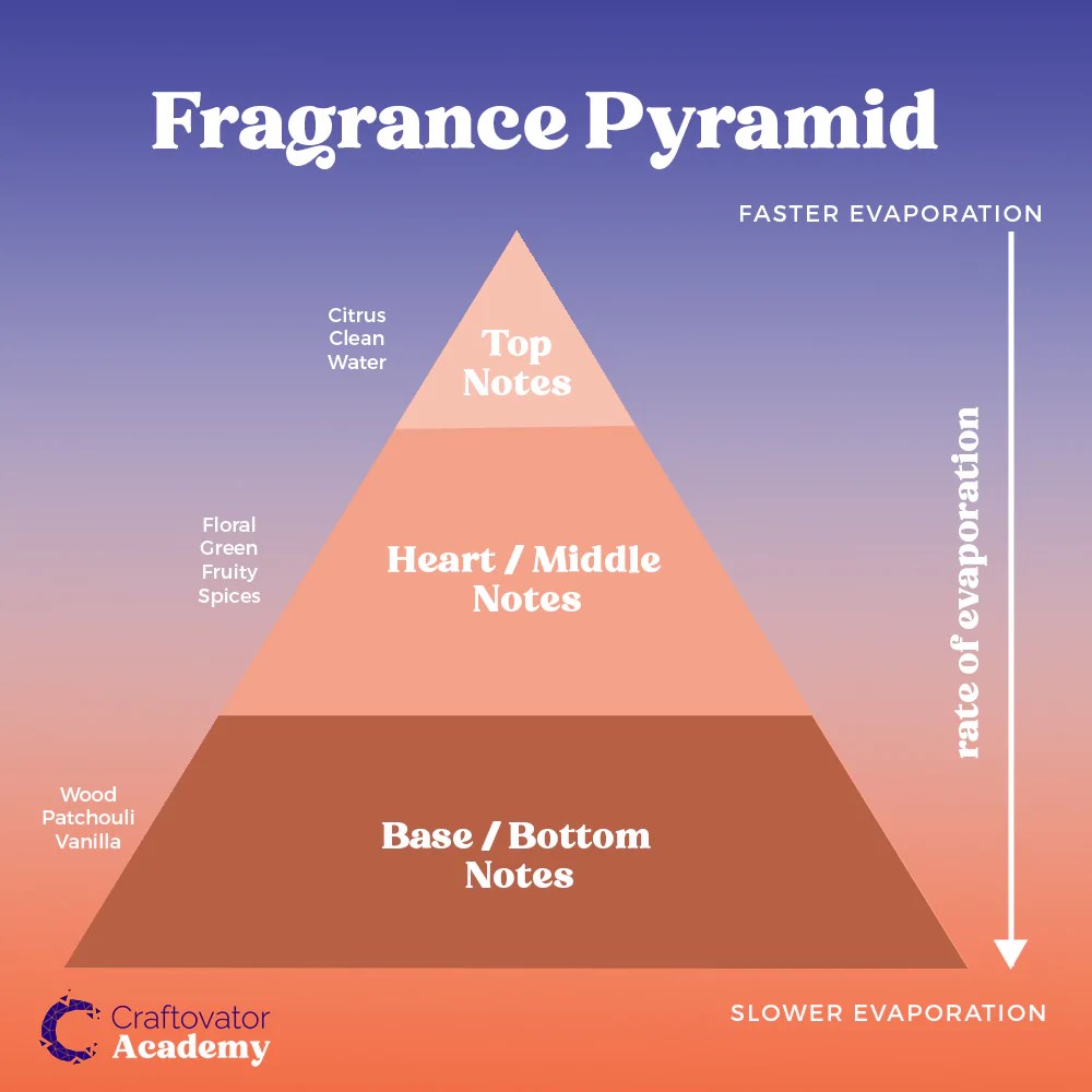 Top, Middle & Bottom Notes Understanding the Fragrance Pyramid and