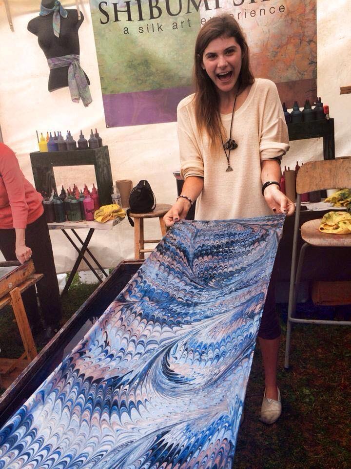 Design Your Own Silk Scarf at the Southern VT Art and Craft Festival