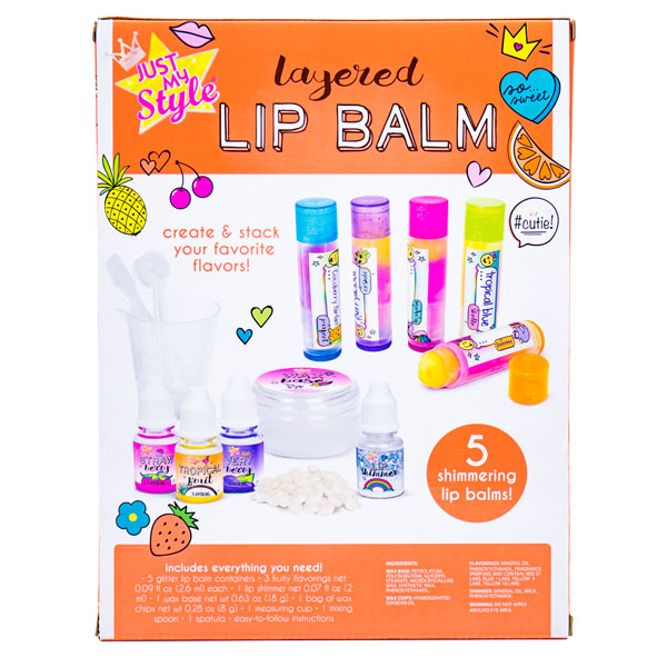 Just My Style® Layered Lip Balm Kit Craft Project Ideas