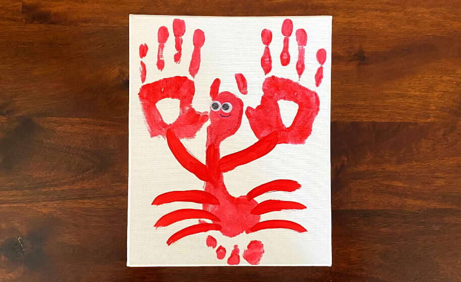 Handprint Lobster Craft Craft Project Ideas