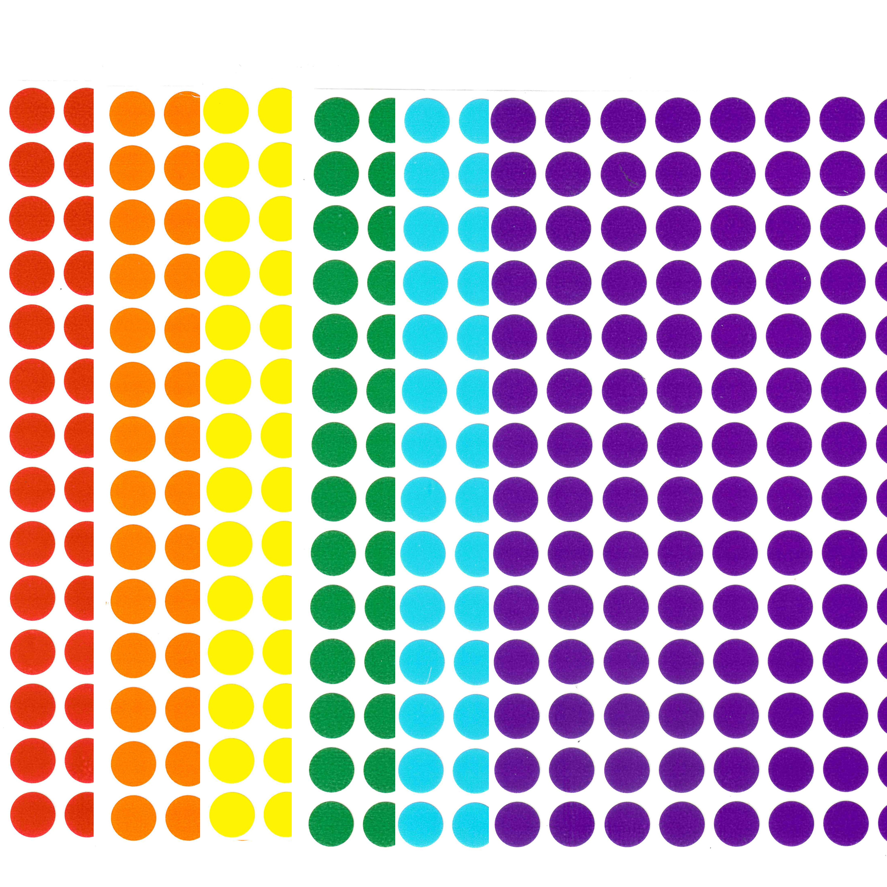 Bulk Pack Color Coding Labels 10mm Crafts and More
