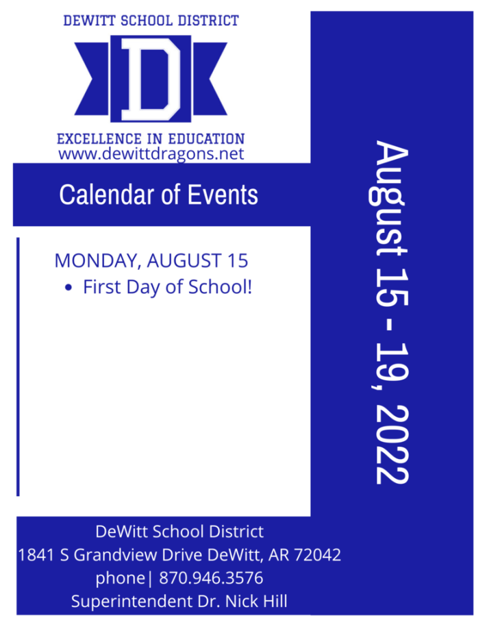 Dewitt Public Schools Calendar Good calendar idea