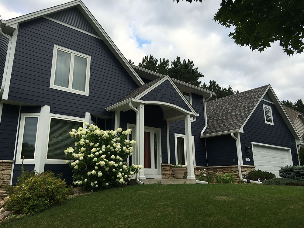 Eden Prairie James Hardie Siding Deep Ocean Siding & Shakes