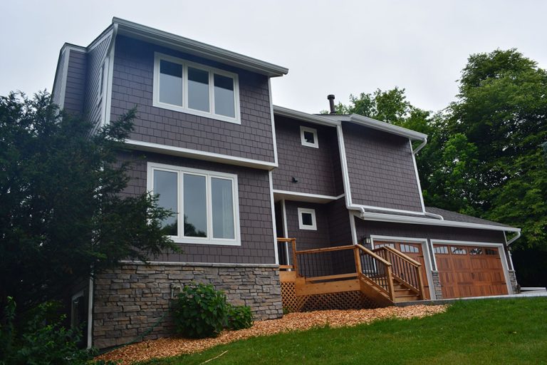 Excelsior MN James Hardie Shake Shingle Siding in Rich Espresso