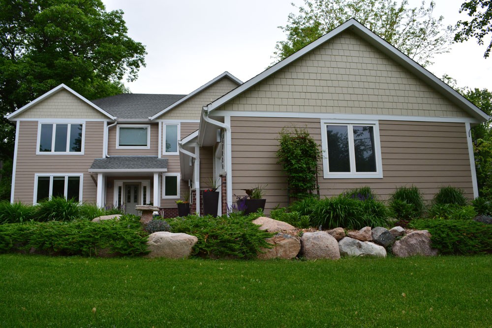 Plymouth James Hardie Khaki Brown Lap Siding Minnesota
