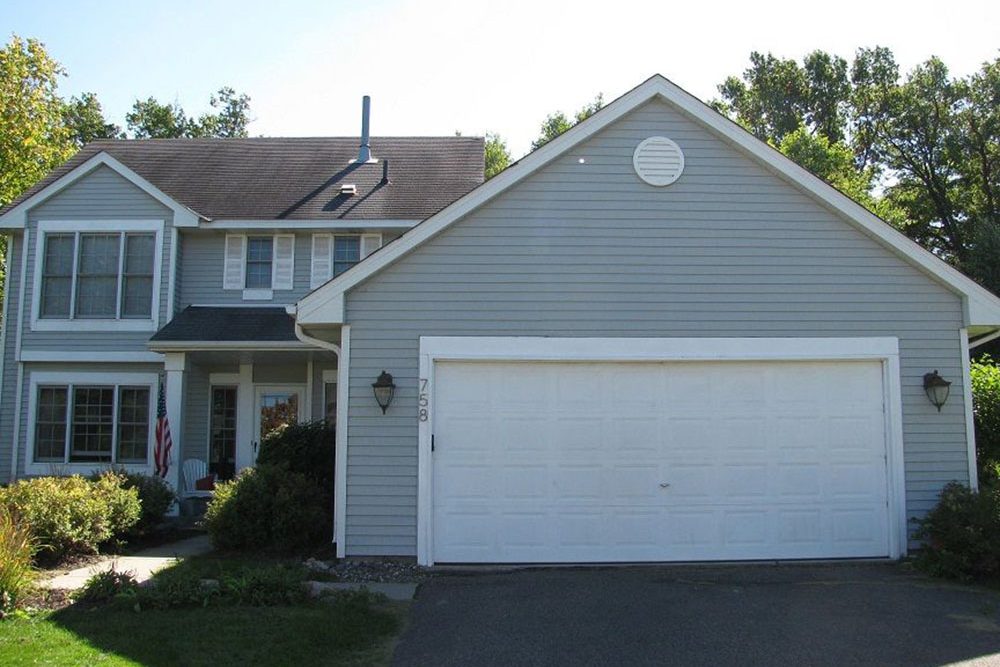 Eagan MN James Hardie Iron Gray Lap & Shake Shingle Siding