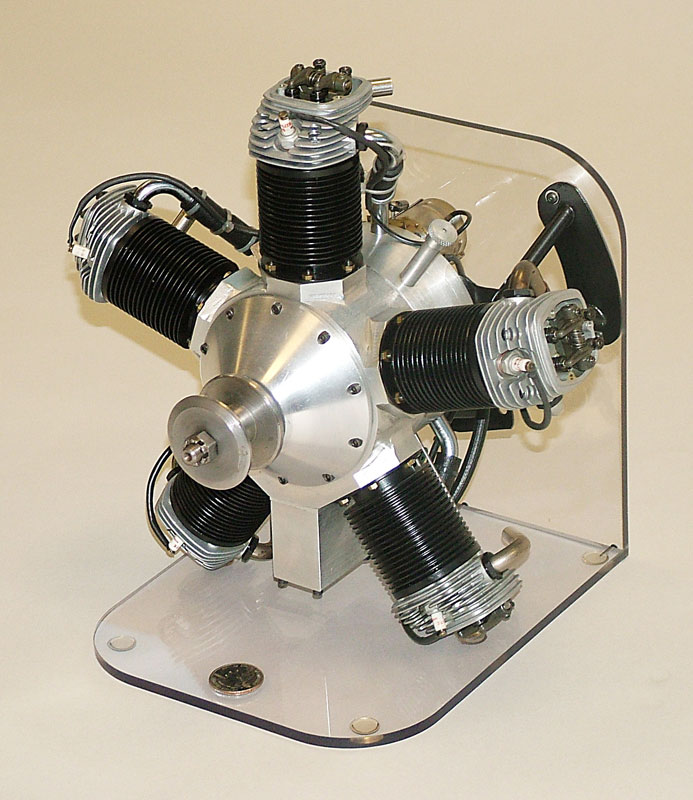 Kinner 5-Cylinder Radial Airplane Engine - The Miniature Engineering