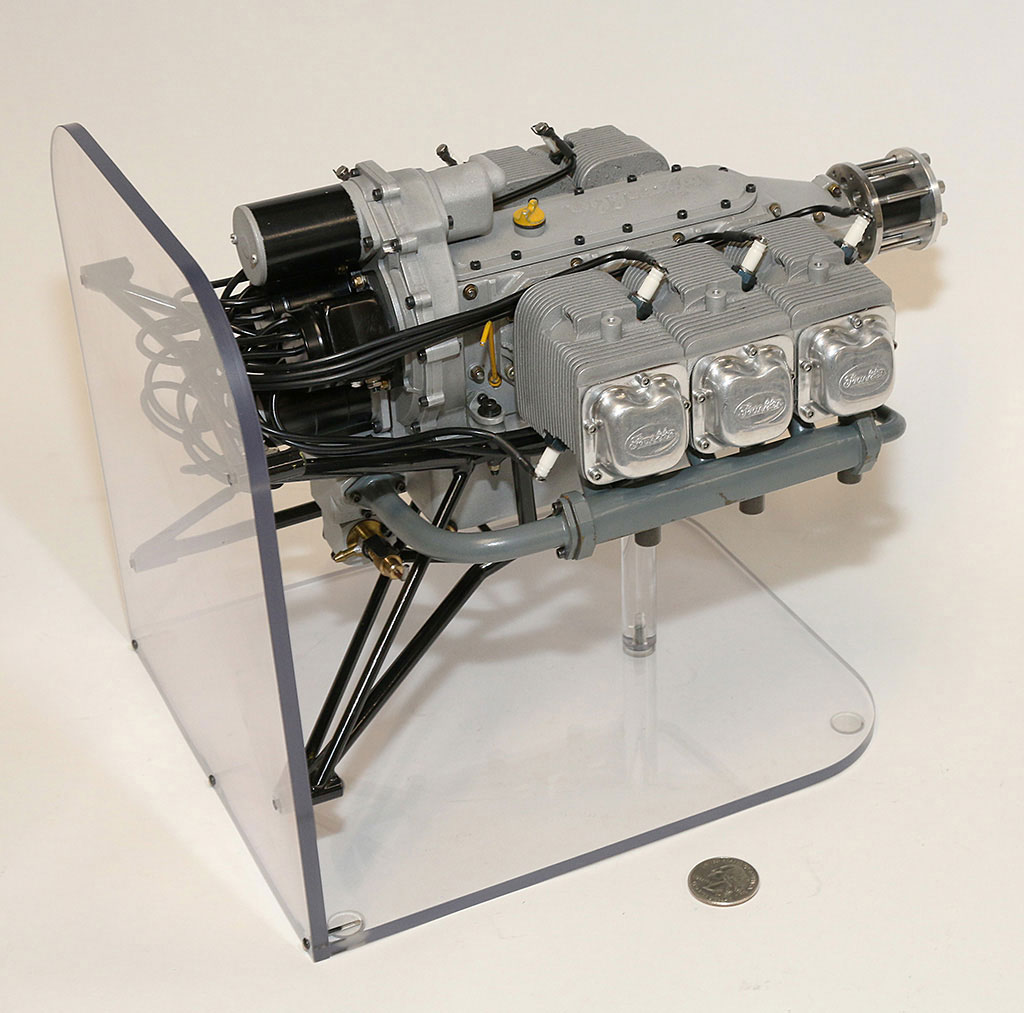 Franklin 6Cylinder Opposed Model Airplane Engine The Miniature