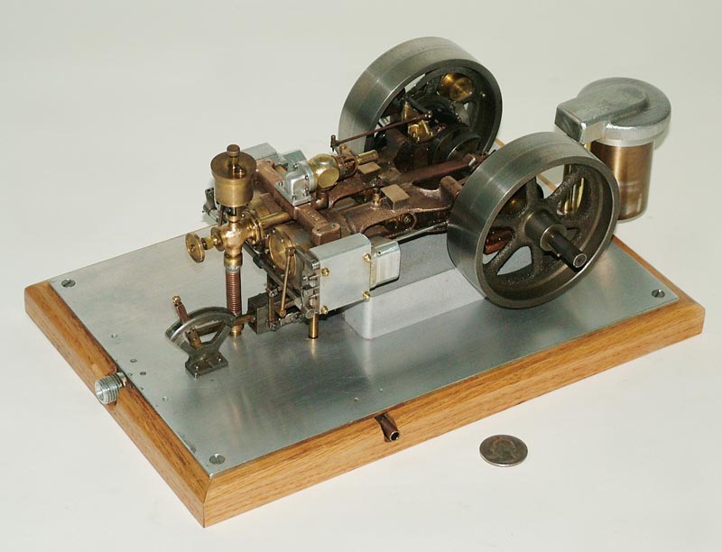 2Cylinder Horizontal Steam Engine With Twin Flywheels The Miniature