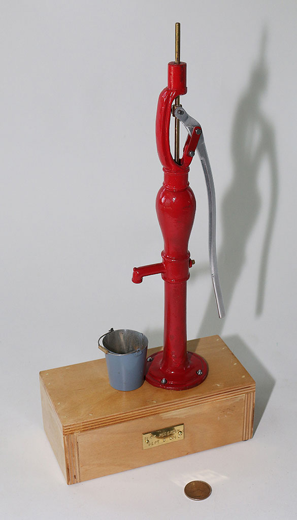 HandOperated Water Pump The Miniature Engineering Craftsmanship Museum