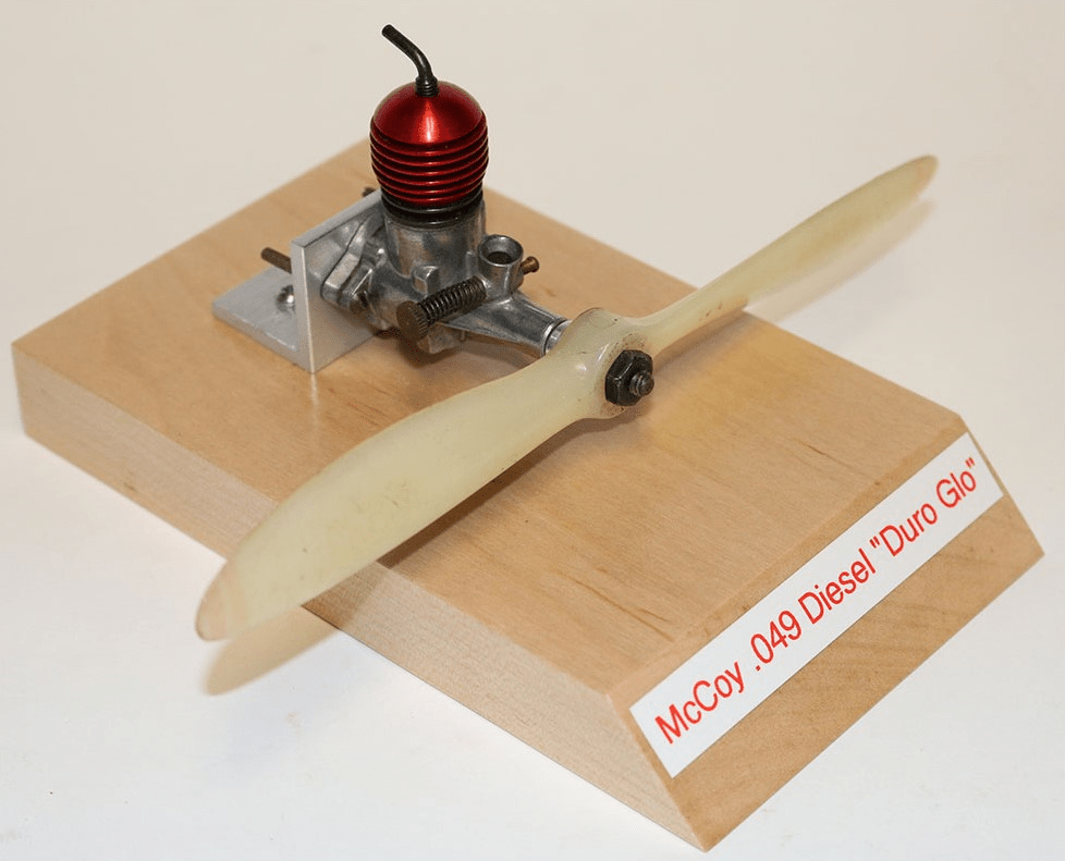McCoy Duro Glo .049 Diesel Model Airplane Engine - The Miniature