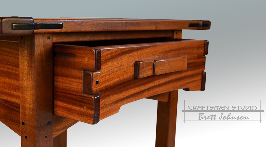 Greene and Greene Furniture Side Table Inspired By Greene and Greene