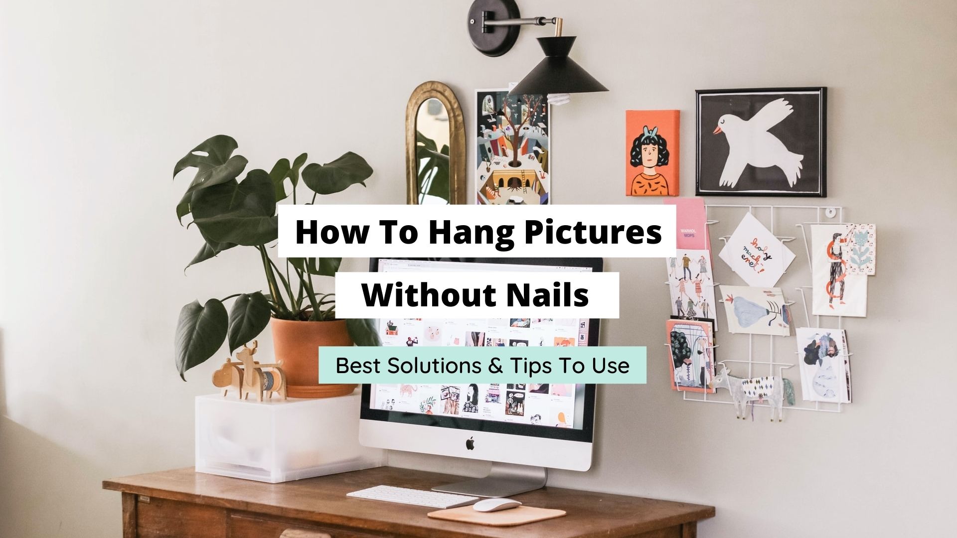 How To Hang A Picture Without Nails (Best Solutions) Craftsonfire