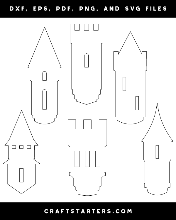 Castle Template Cut Out