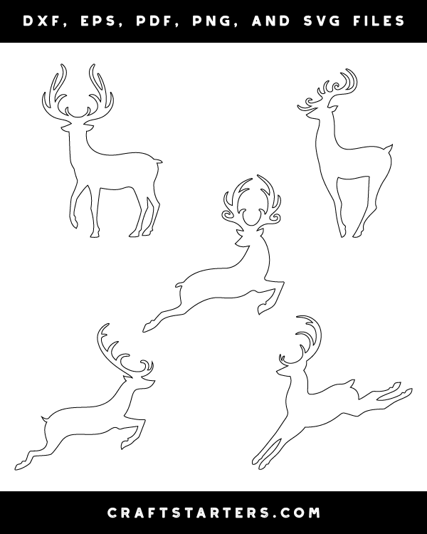 Reindeer Cut Out Pattern