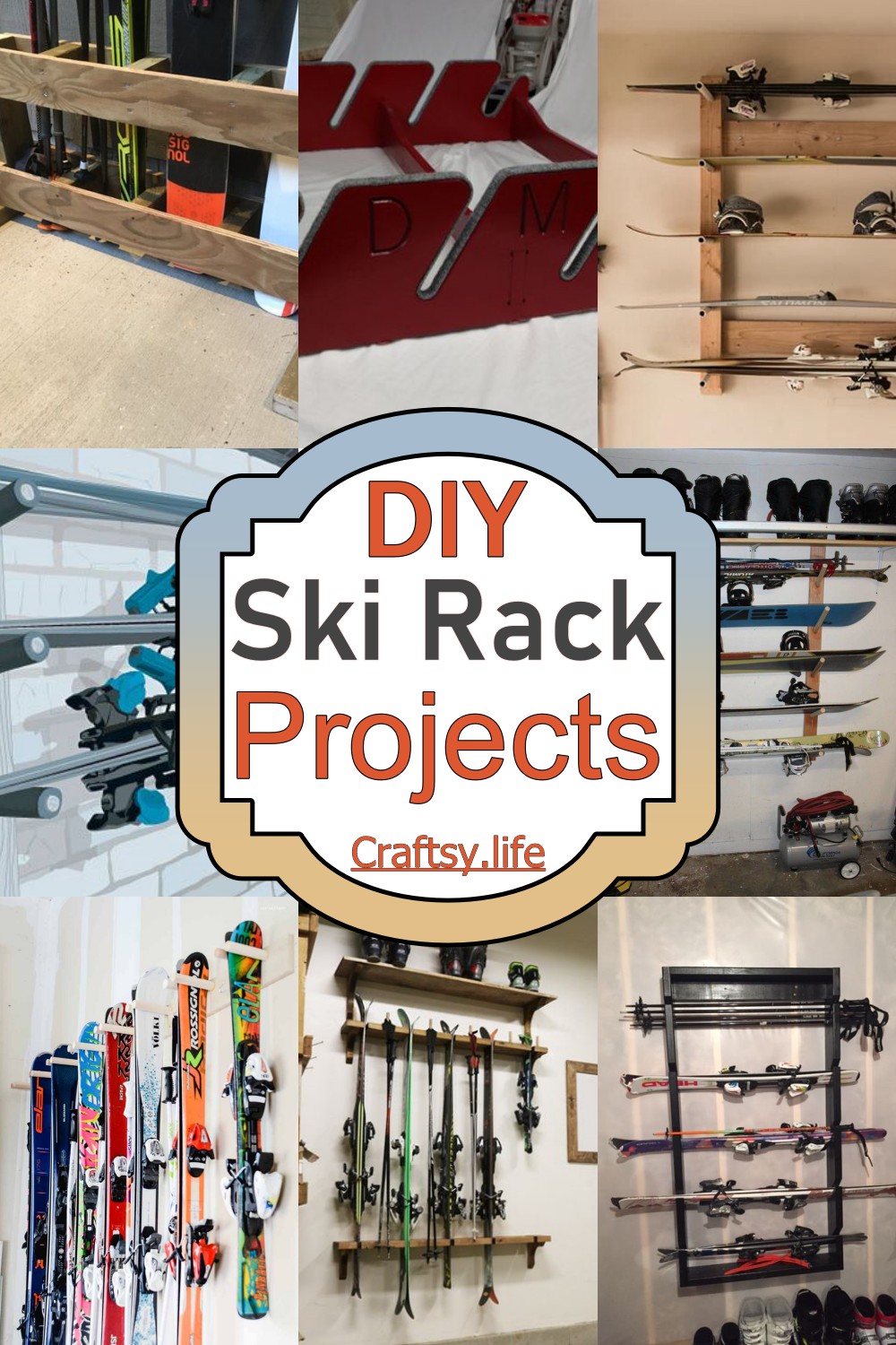 24 DIY Ski Rack Projects You Can Build Today Craftsy