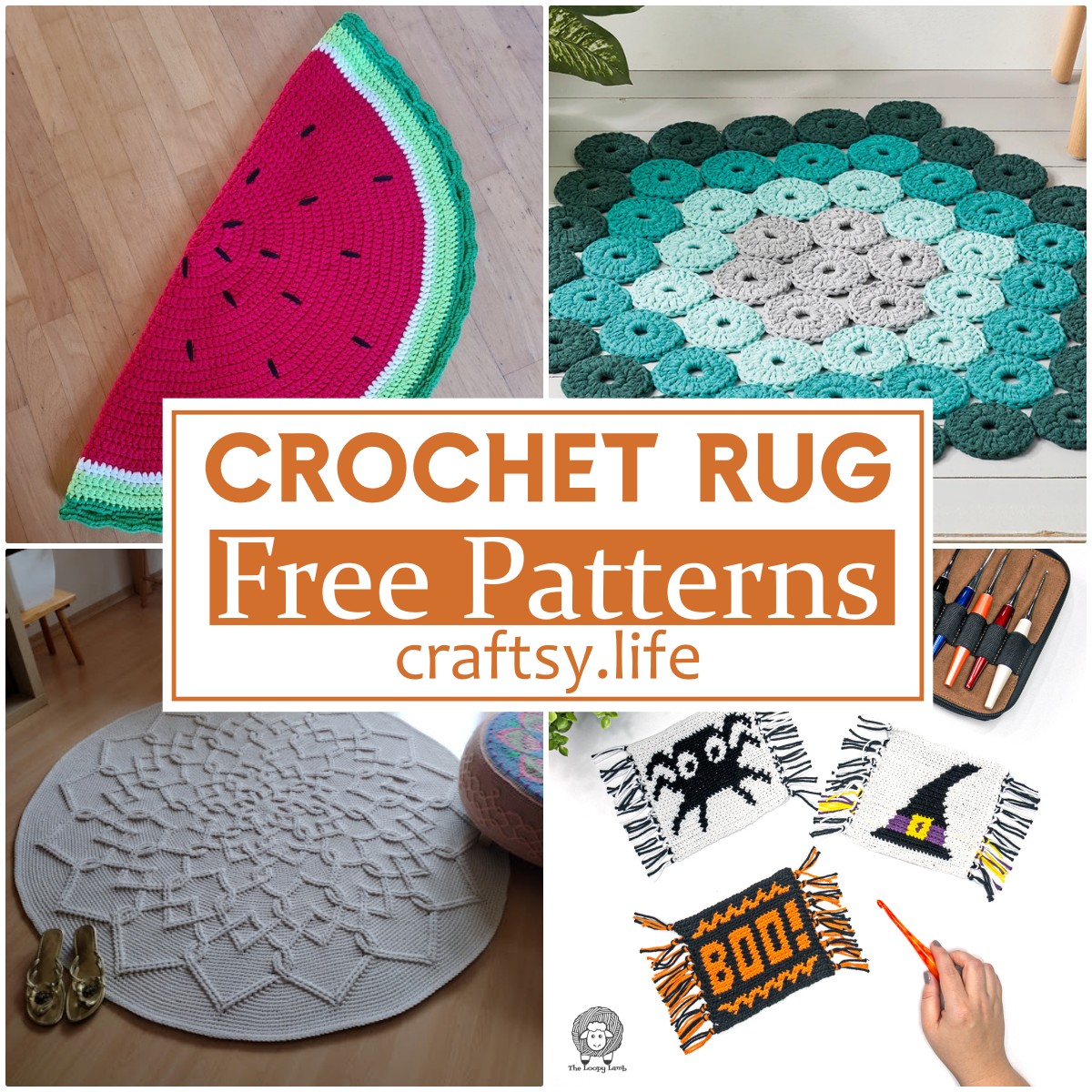 30 Free Crochet Rug Patterns To Style Your Home Craftsy