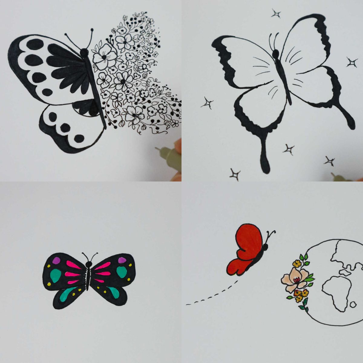 21 Butterfly Drawing Ideas Craftsy Hacks
