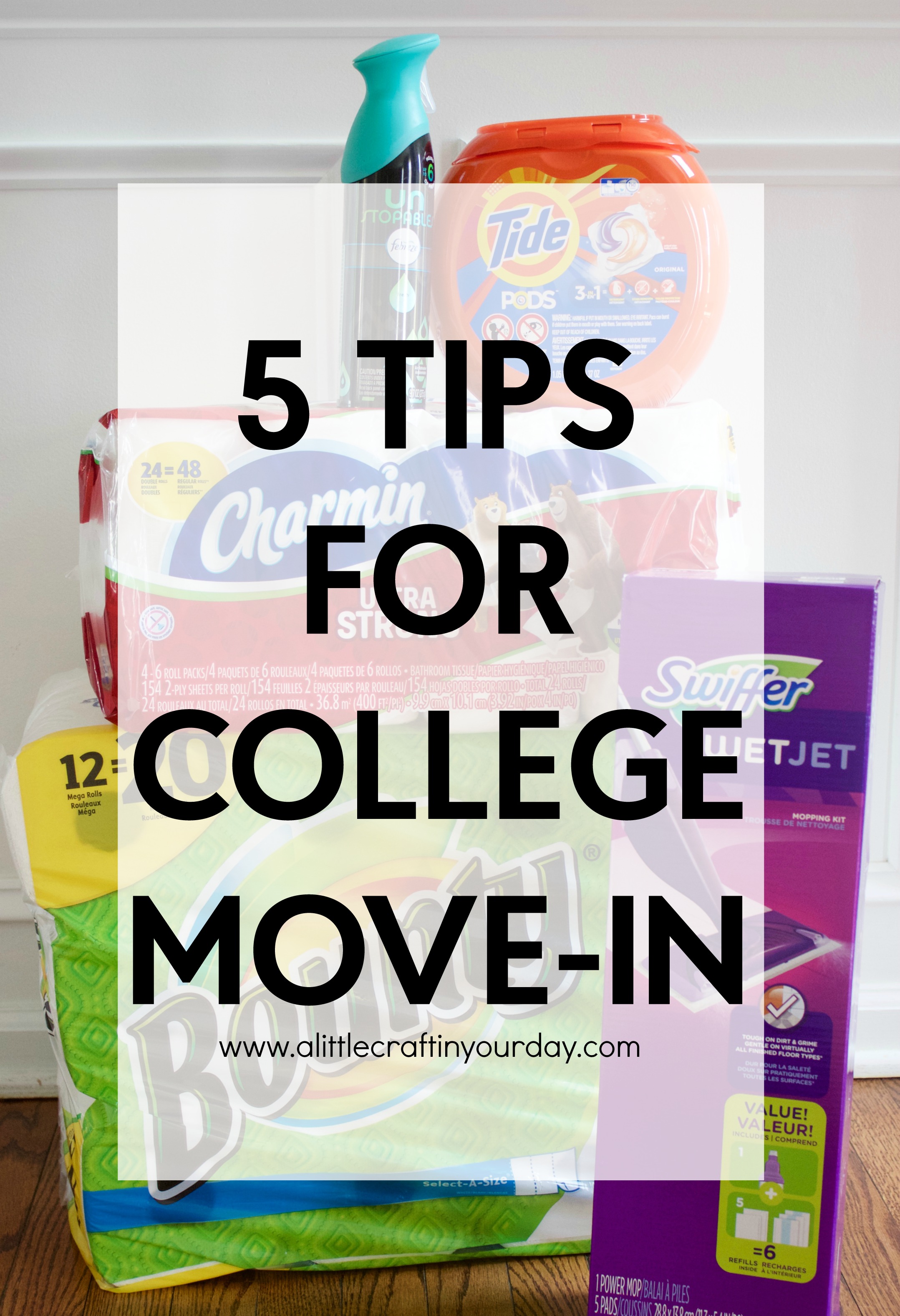 5 Tips for College MoveIn A Little Craft In Your Day