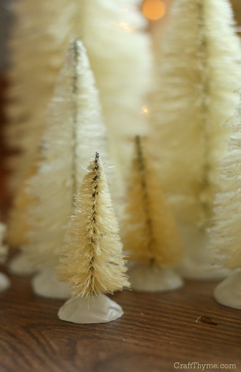 Holy Sh*t Bottle Brush Trees Really Bleach • Craft Thyme