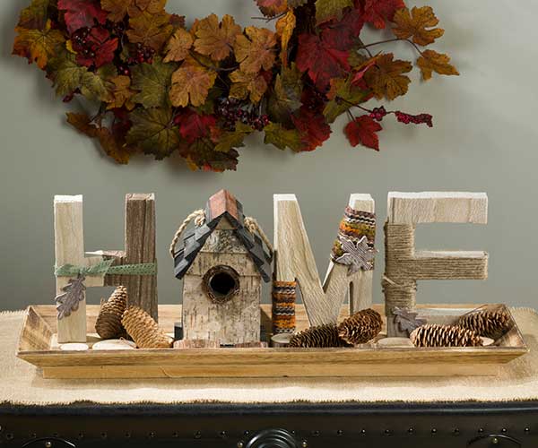 Fall Reclaimed Wood "Home" Decor • Craft Warehouse