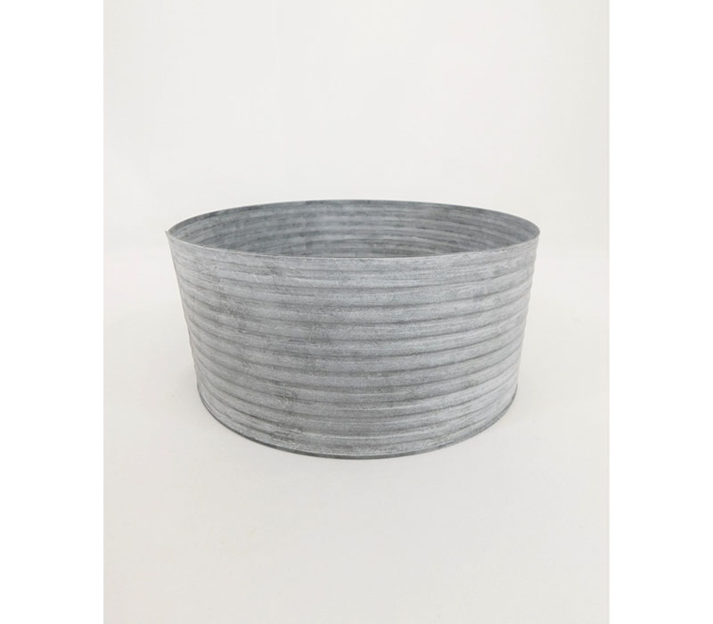 Metal Galvanized Bucket Vase Large Craft Warehouse