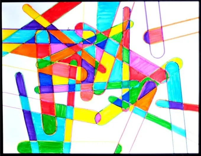 Popsicle Stick Art Trace 'Em! · Craftwhack