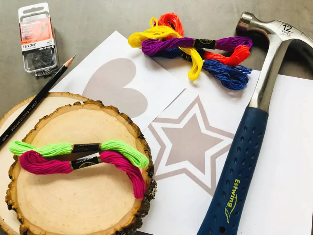 String Art Heart and Star DIY