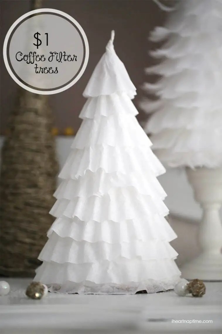 5 Easy Coffee Filter Christmas Crafts You Can Make For Cheap · Craftwhack