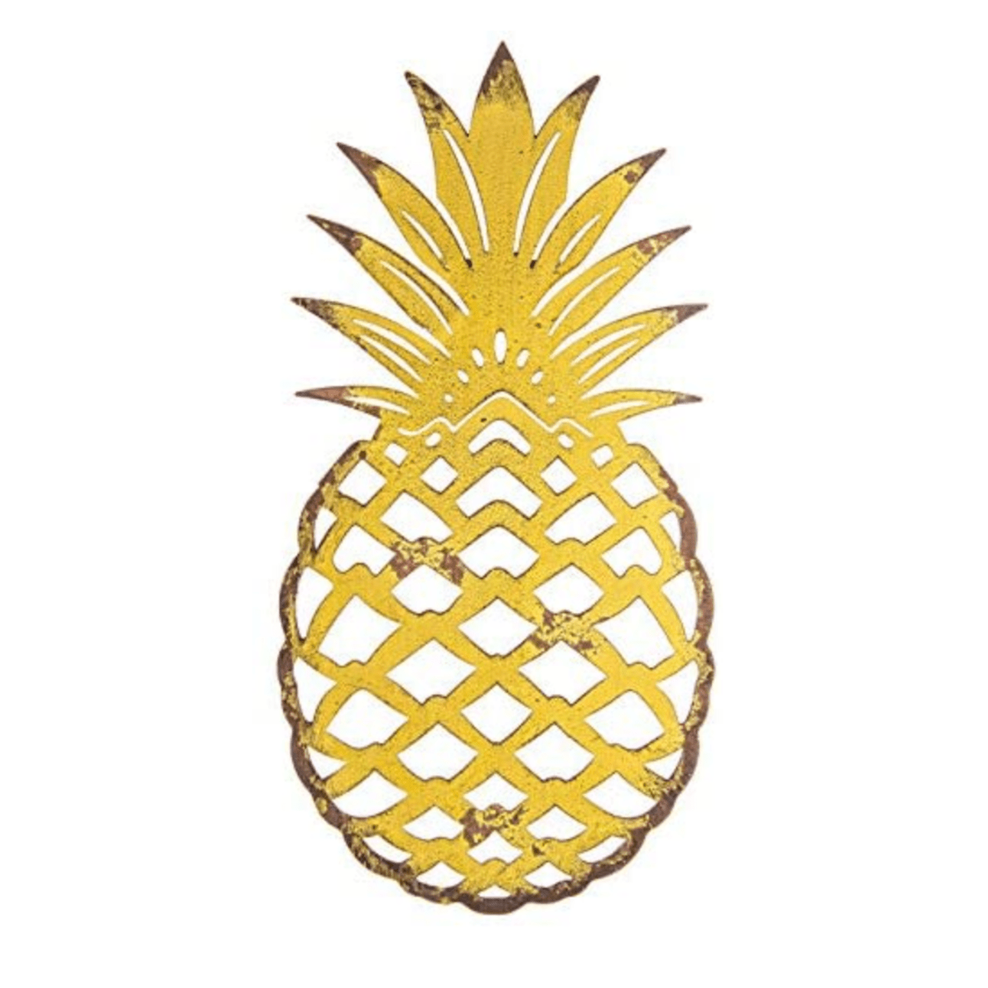 Yellow Pineapple Metal Wall Decor Home is Our Passion