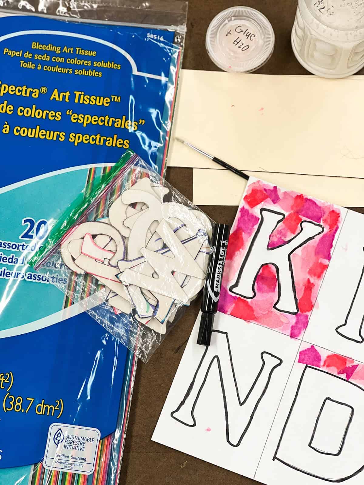 Easy Word Art Project Idea For Kids Crafty Art Ideas