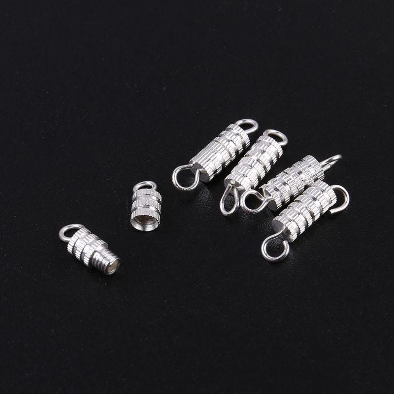 Screw Clasp Silver 14mm Crafty Arts