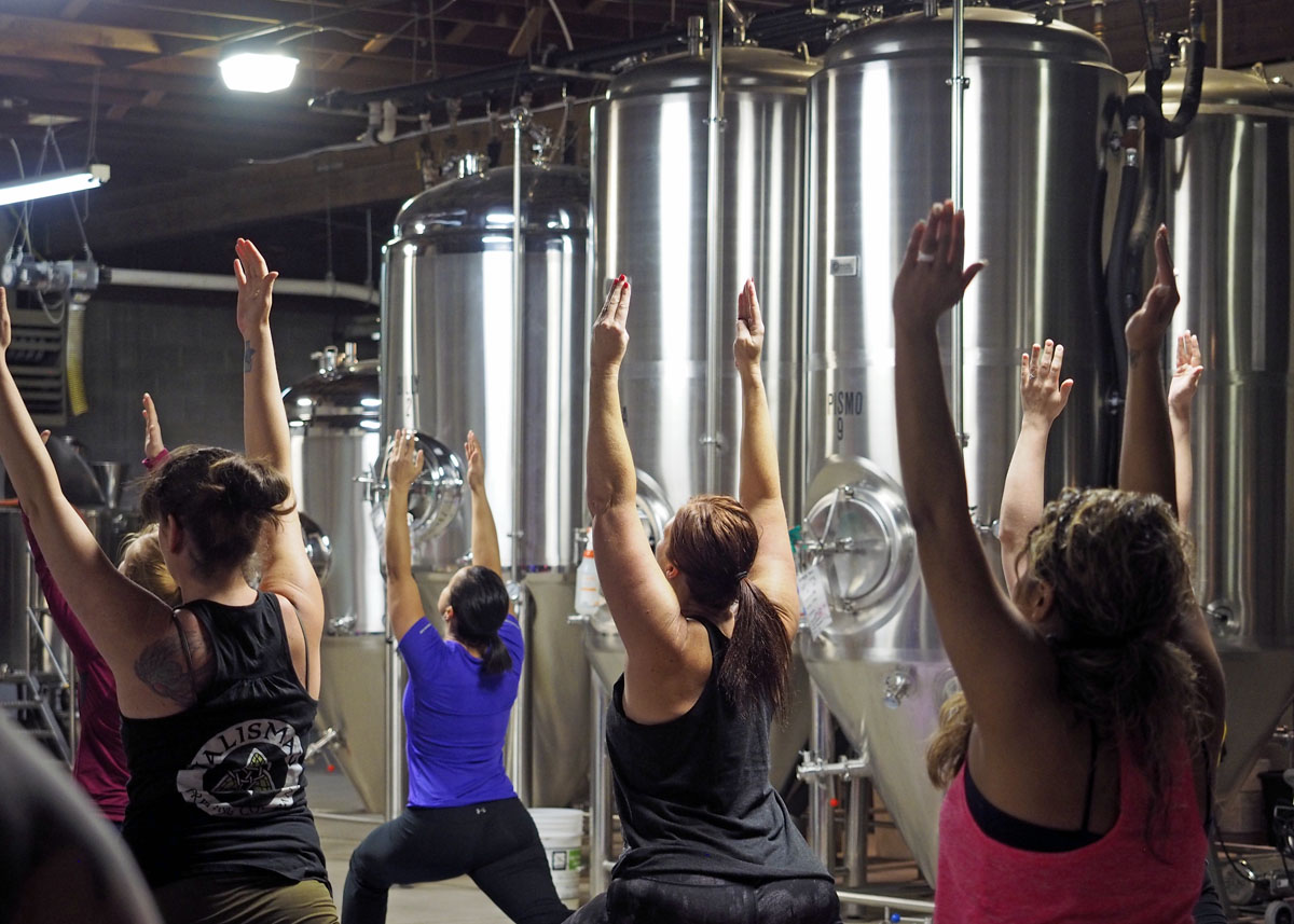 Talisman Presents Beer Yoga