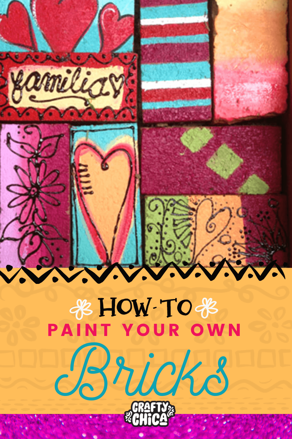 Painted Pavers & Bricks The Crafty Chica