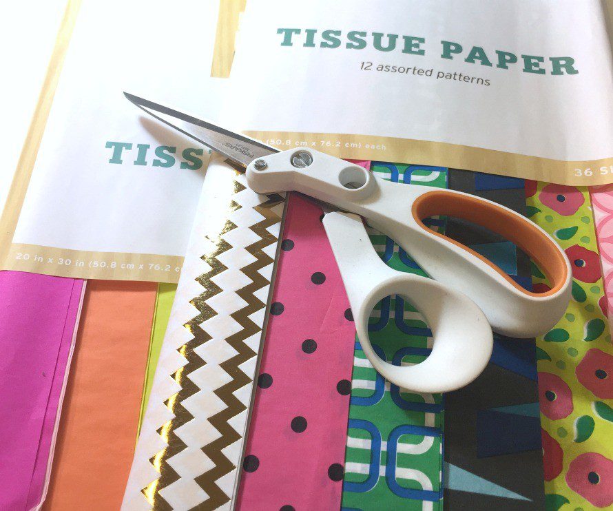 Tissue Paper Frames The Crafty Chica