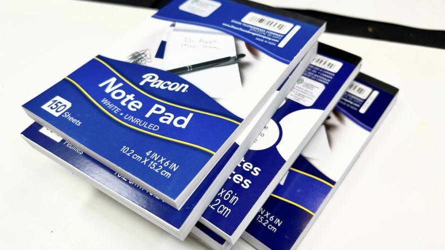 Dollar Tree Craft DIY Notepads Crafty Chica