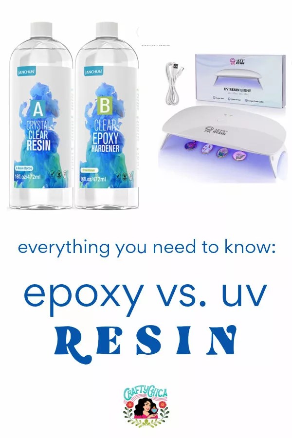 UV resin vs epoxy resin what's the difference? Crafty Chica