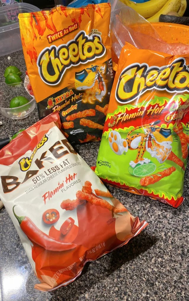 Flamin' Hot Cheetos popcorn recipe Crafty Chica
