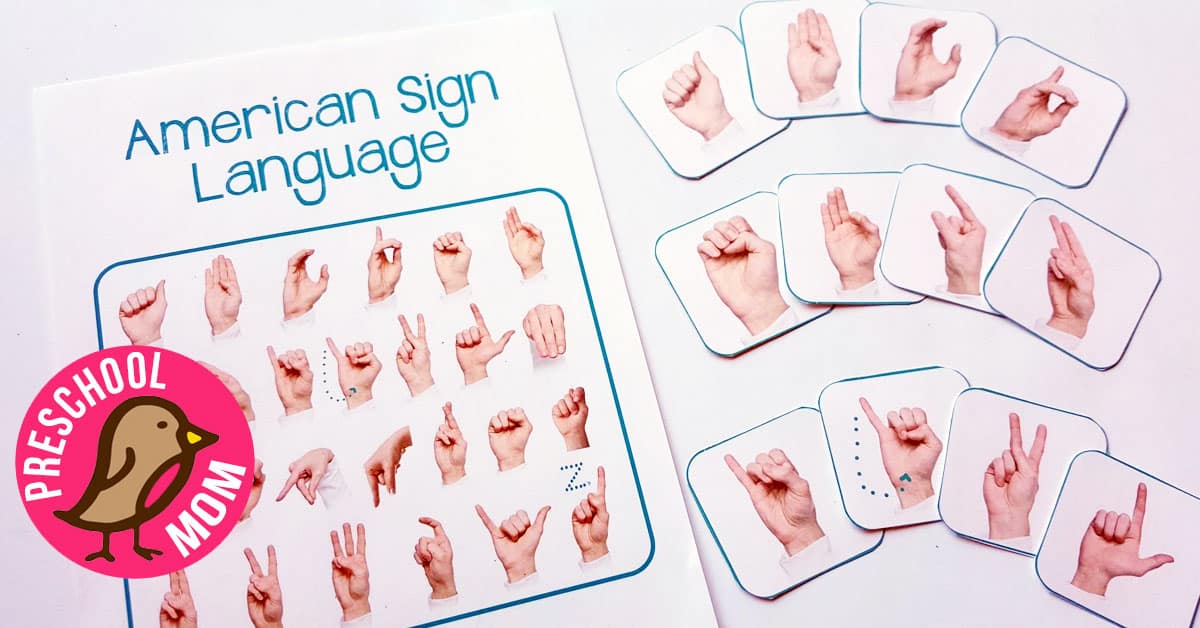 ASL Alphabet Pack The Crafty Classroom