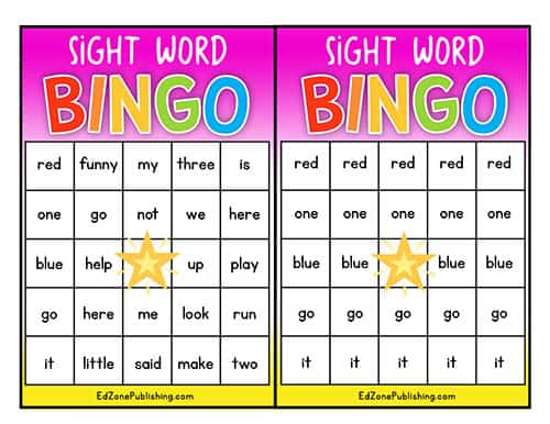 Editable Sight Word Bingo Pack - The Crafty Classroom