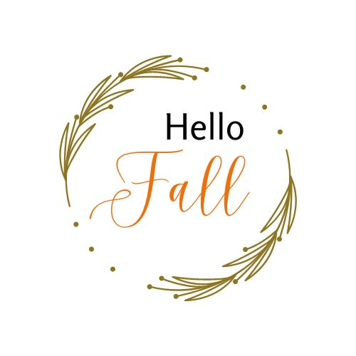 Hello Fall Wreath SVG | Crafty Doyles