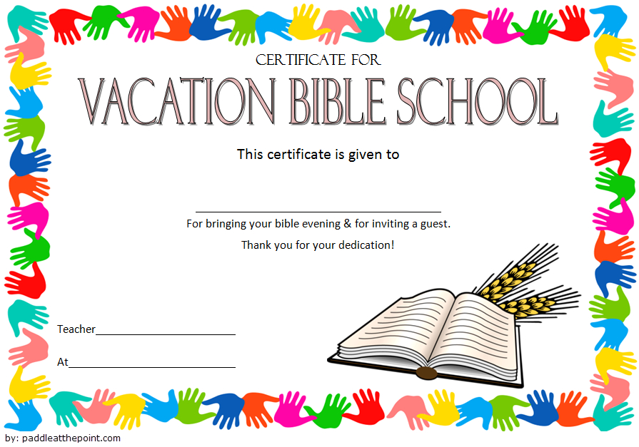The Best Vbs Certificate Printable Mason Website for Vbs Certificate