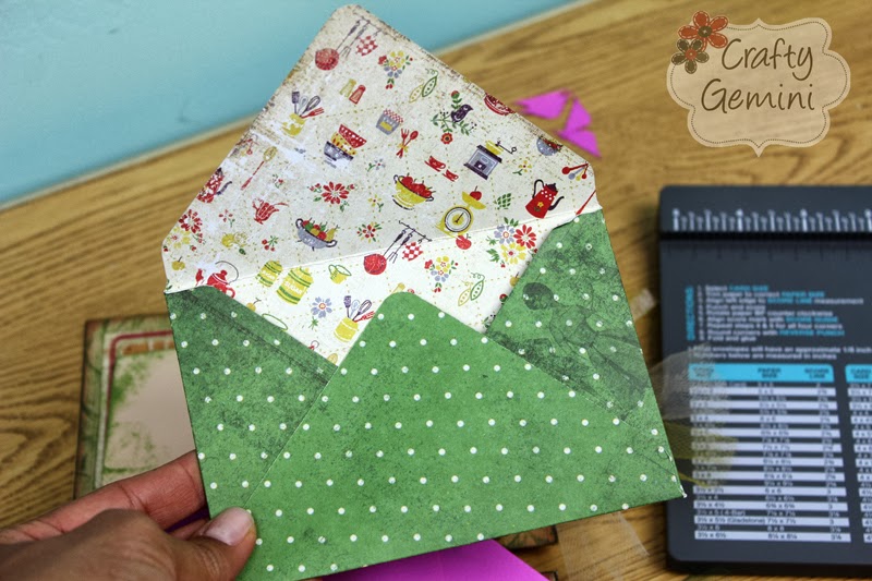 Envelope Punch Board Tutorial We R Memory Keepers Crafty Gemini