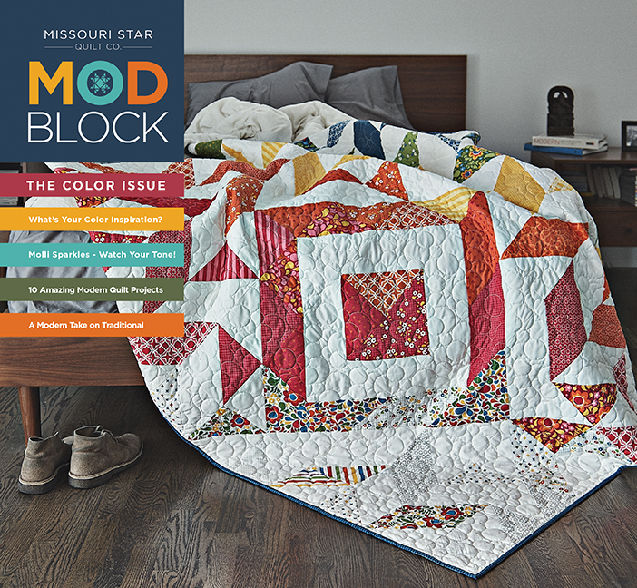 ModBlock Magazine & a Quilting Retreat with Missouri Star Quilt Co. Crafty Gemini