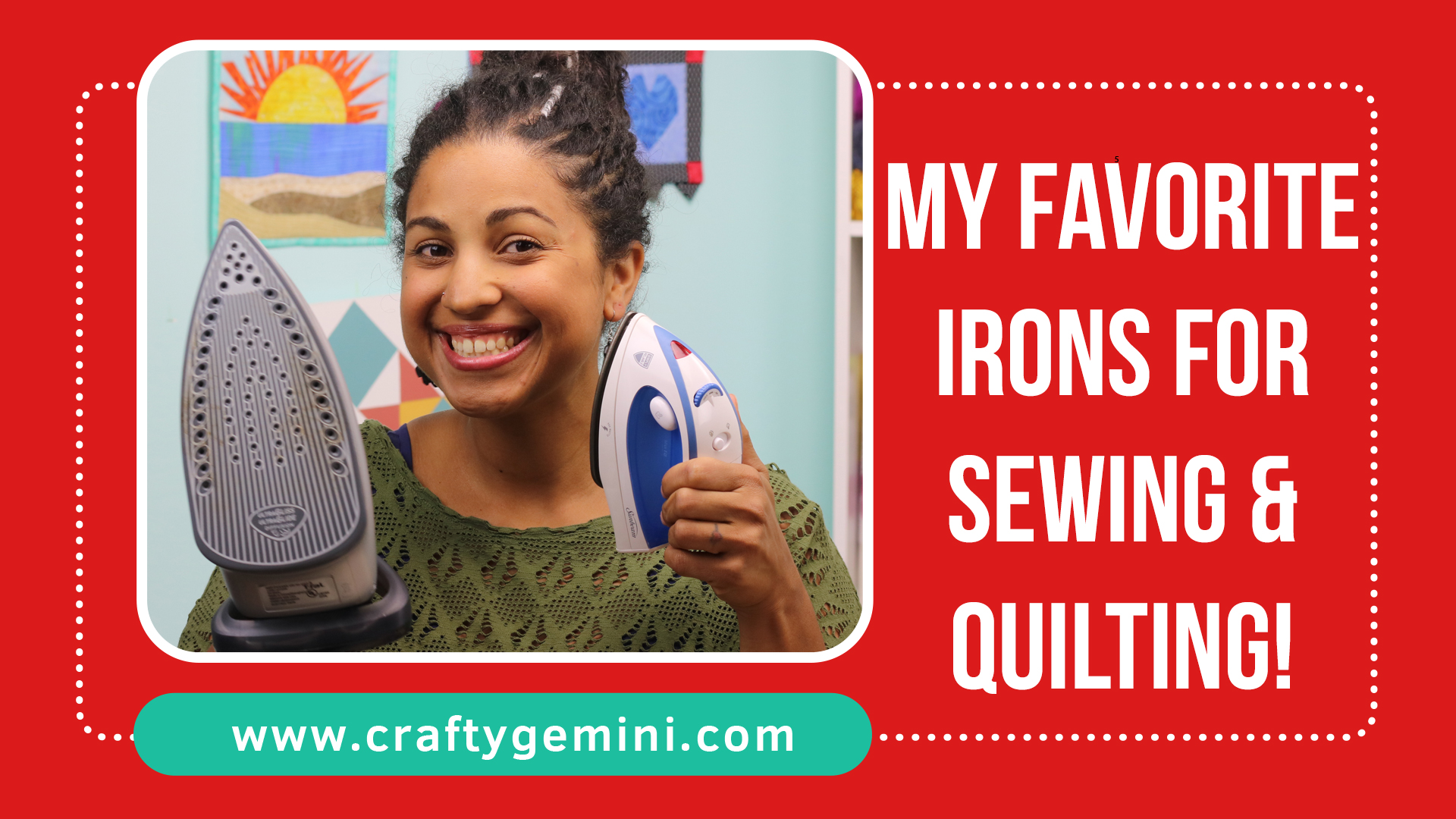 Best irons for sewing & quilting video Crafty Gemini